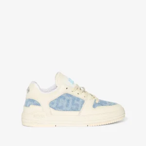 Sneakers Monogram Fabric Jeans Uomo