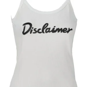 Canotta In Costina Logo Grande Donna