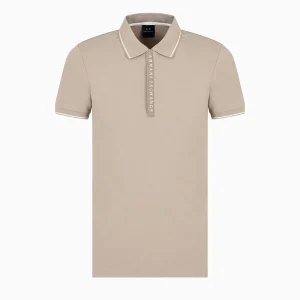 Polo Logo Verticale Su Zip Uomo