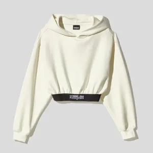 Felpa Cappuccio Logo Elastico Donna