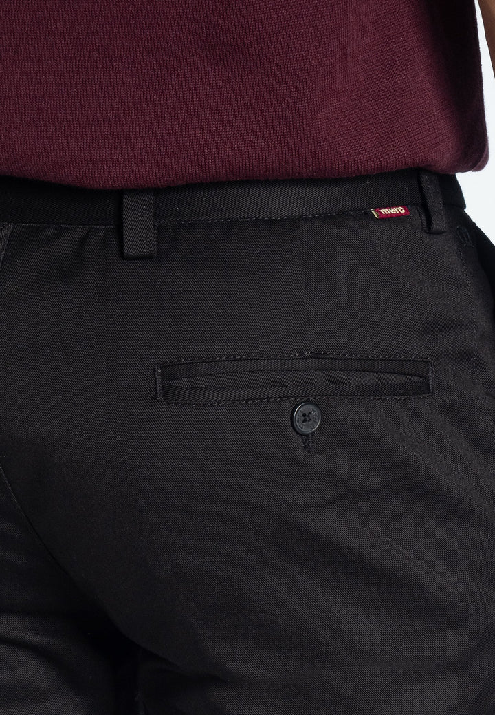 Merc Winston Black Sta Press Trousers - immagine 3
