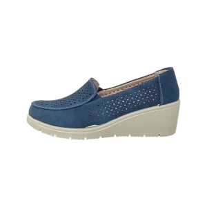 Mocassino GALIA F975 blu donna