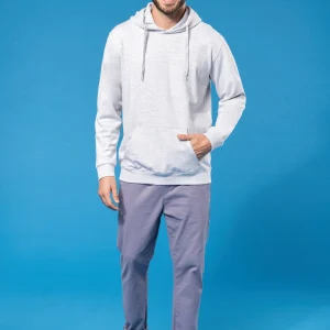 K476 - Felpa uomo con cappuccio