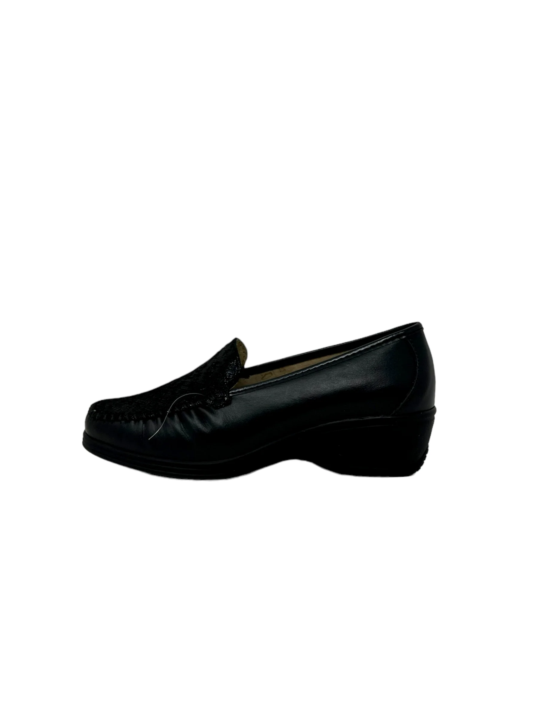 Mocassino linea comoda Stile Di Vita 2363 Nero Donna - immagine 2