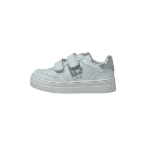 Sneaker LAURA BIAGIOTTI 9505 WHT/SILVER bambina/ragazza