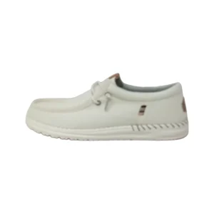 Mocassini HEYDUDE WALLY FYNK NYLON CRAFT 40677-1KA WHT Uomo