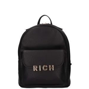 Zaino In Pelle Logo Metallico Gr Donna