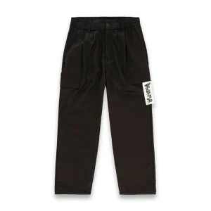 Pantalone Cargo In Gabar. Logo Pattina Uomo