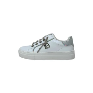 Sneaker LAURA BIAGIOTTI 9501 wht/silver bambina/ragazza