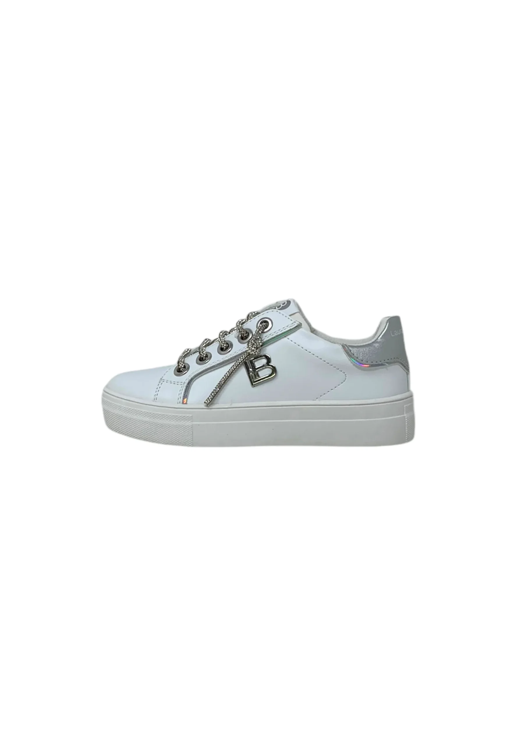 Sneaker LAURA BIAGIOTTI 9501 wht/silver bambina/ragazza - immagine 2