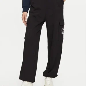 Pantalone Con Tasconi Logo Retro Donna