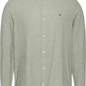 Camicia Tjm Linen Mix Coreana Gess. Uomo