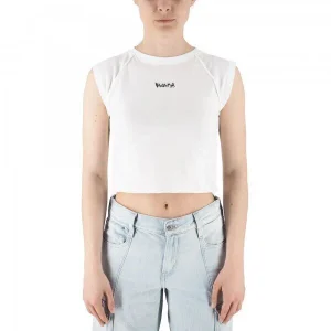 Canotta Crop Stampa Fronte-Retro Donna