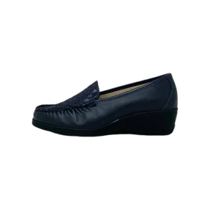 Mocassino comfort 2433 NAPPA BLU donna