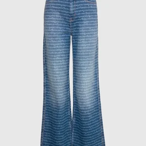 Jeans Claire Palazzo Logo Allover Donna