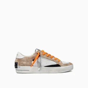 Sneakers Con Patch Lacci Fluo Uomo