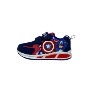 Sneaker luminose Silver Avengers - Captain America R1010208T BLUE Bambino