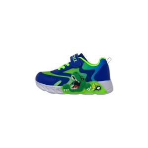 Sneaker luminose Silver Dinosauro S8020202T BLUE Bambino
