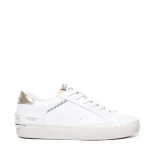 Sneakers Bassa Distressed Gold Donna