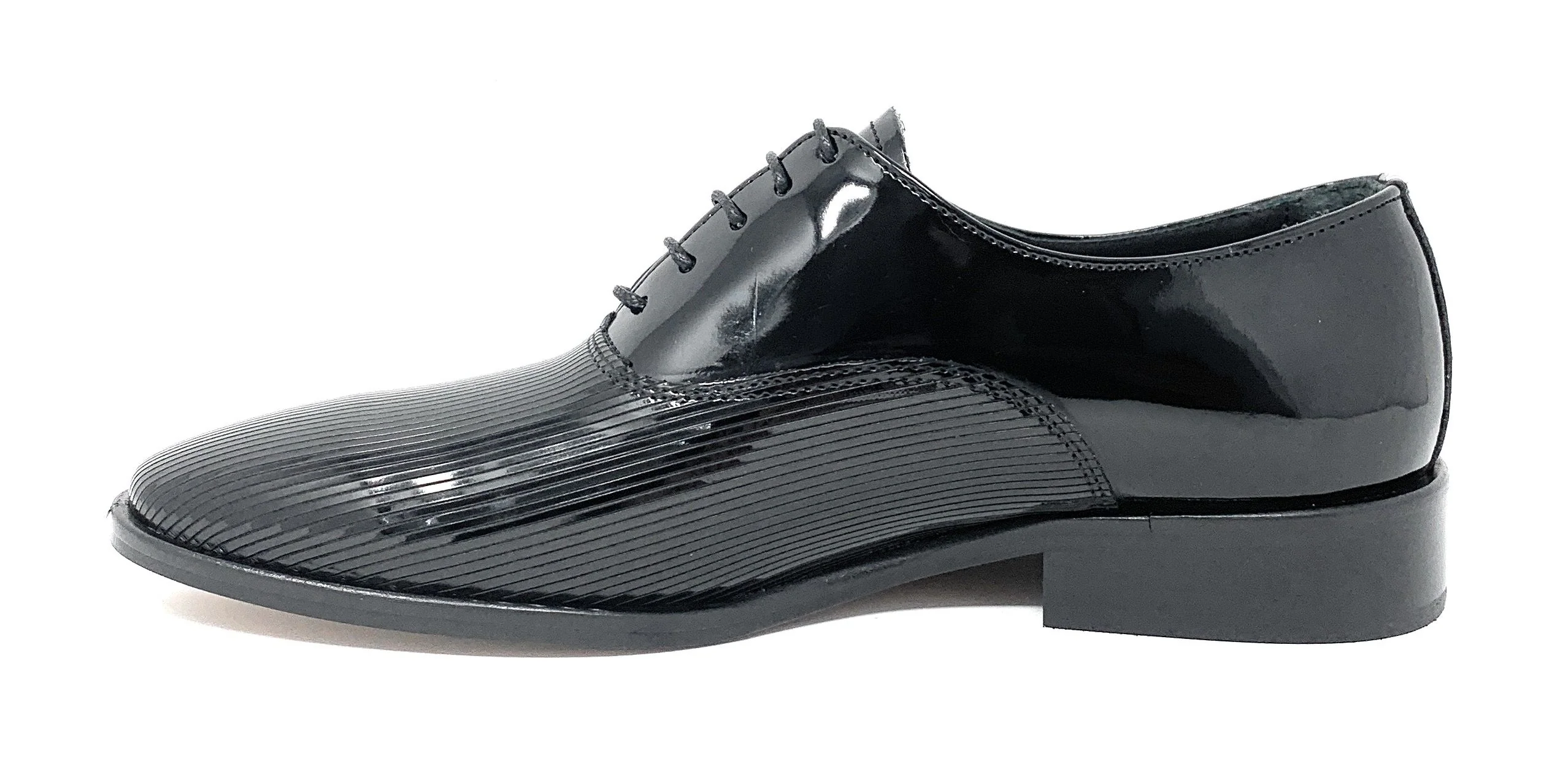 Scarpa modello francesina ANTICA CALZOLERIA CAMPANA 8000 VERNICE NERO uomo - immagine 5