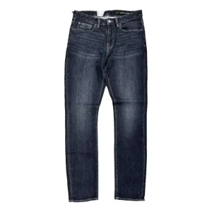 Jeans Skinny Logo Pelle Pc Uomo