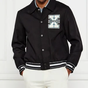 Giubbino Doppio Logo e Stampa Ricam. Uomo