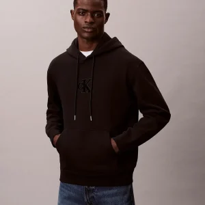 Felpa Con Applicazione Floccata Centrale Uomo