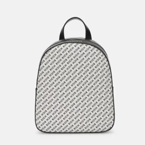 Zaino Pelle Logo Allover Pc Donna