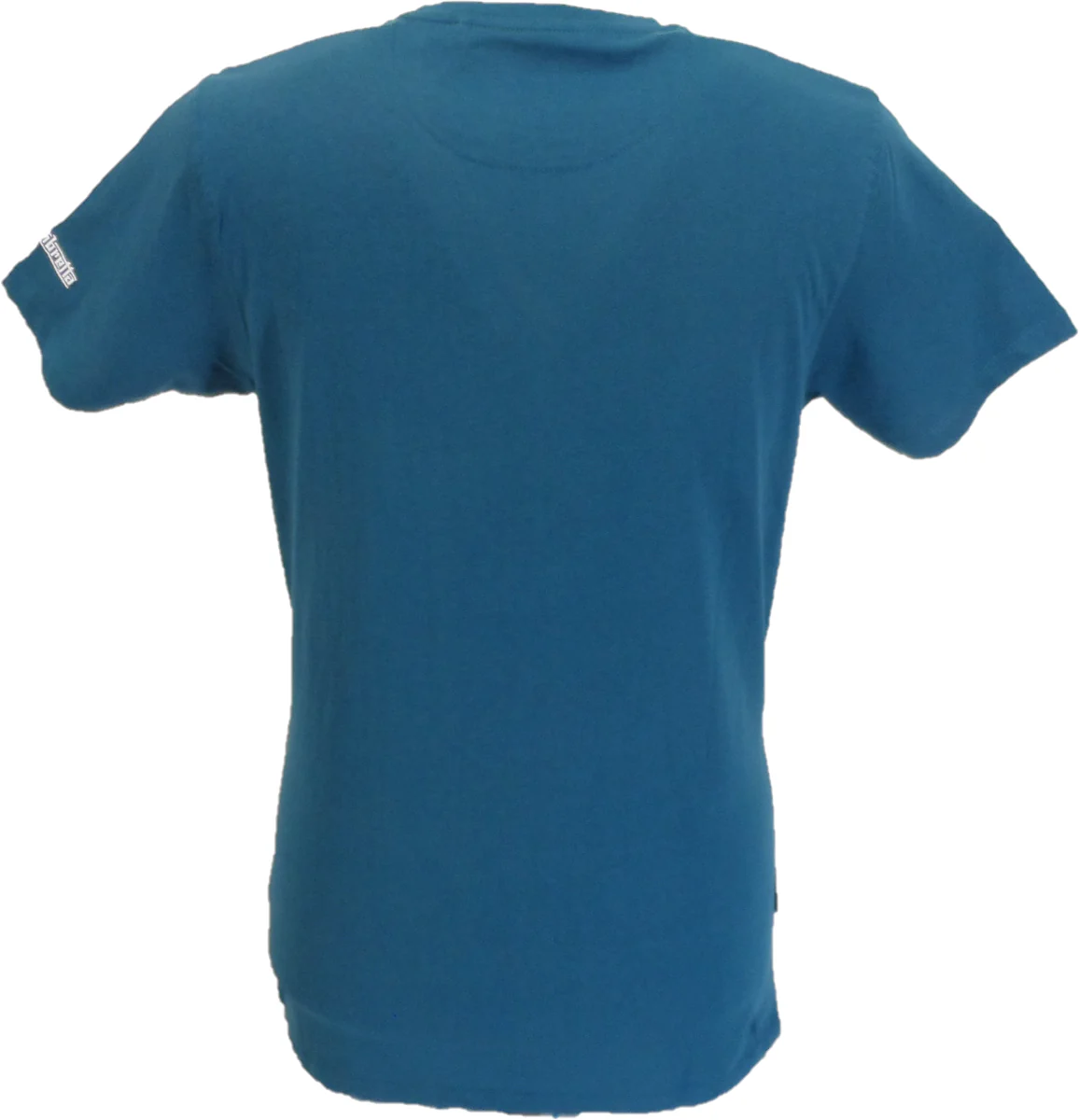 Lambretta Mens Blue Coral Logo Retro T Shirt - immagine 3