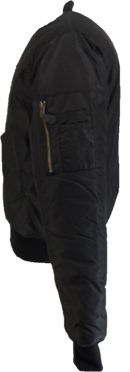 Relco MA-1 Black Flight Pilot Bomber Jackets - immagine 3