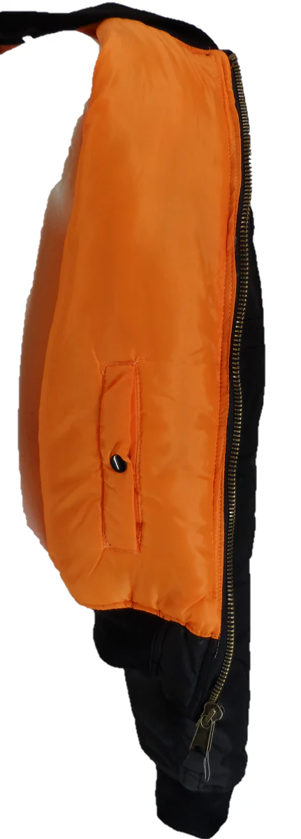 Relco MA-1 Black Flight Pilot Bomber Jackets - immagine 4