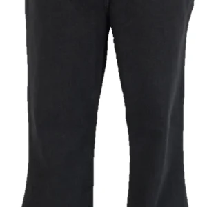 Run & Fly Mens Black Denim Bell Bottom Flares Jeans