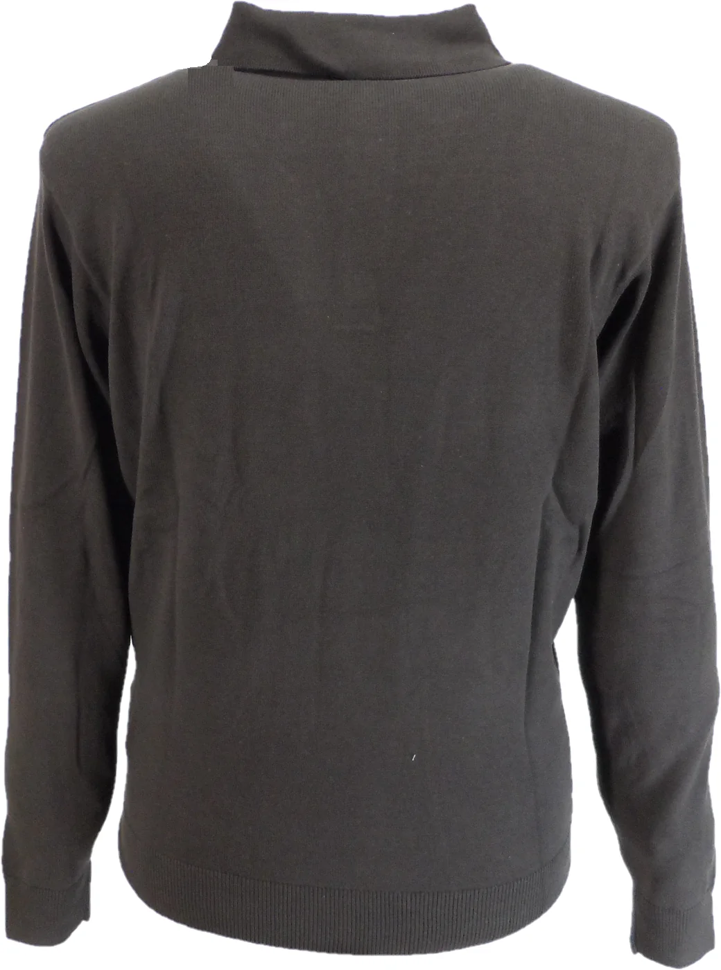 Gabicci Mens Clove Brown Searle Multi Stripe Knitted Polo - immagine 3