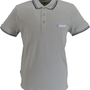 Lambretta Stone Retro Target Logo 100% Cotton Polo Shirts