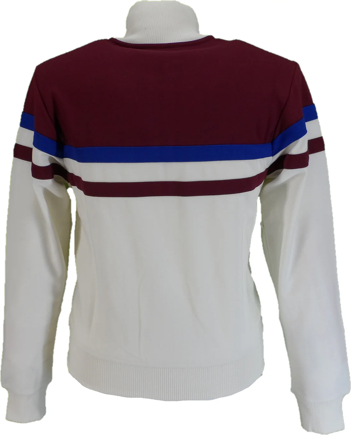 Trojan Mens Ecru Panel Stripe Track Tops - immagine 4