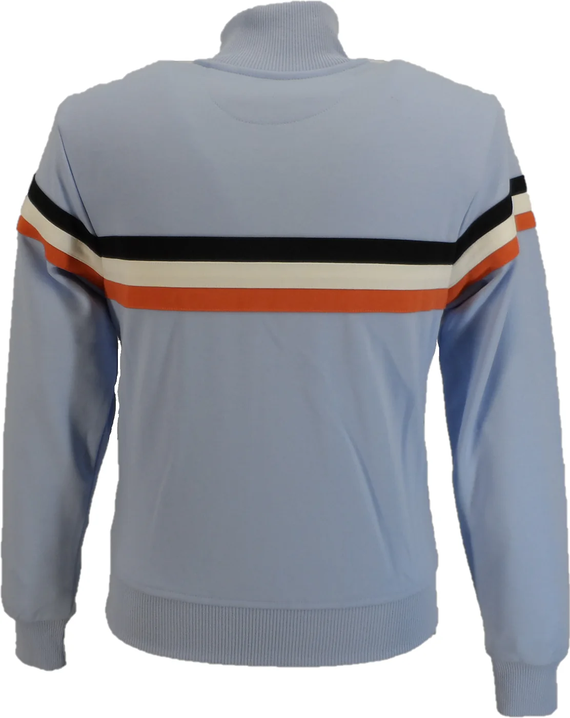 Trojan Mens Powder Blue Twin Stripe Track Tops - immagine 3