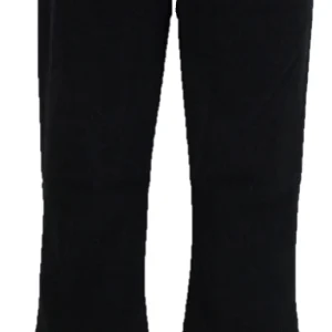 Run & Fly Mens Vintage 60s 70s Retro Black Bell Bottom Super Flares