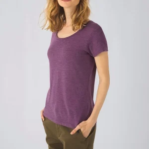 CGTW056 - T-shirt donna Triblend girocollo