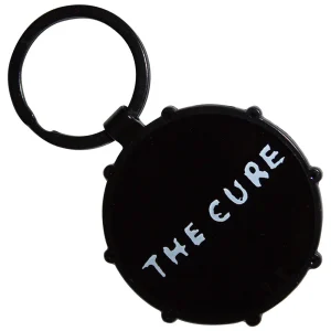 The Cure Metal Double-Sided Logos Drum Key Ring
