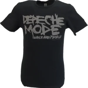Mens Black Official Depeche Mode People Are People T Shirt