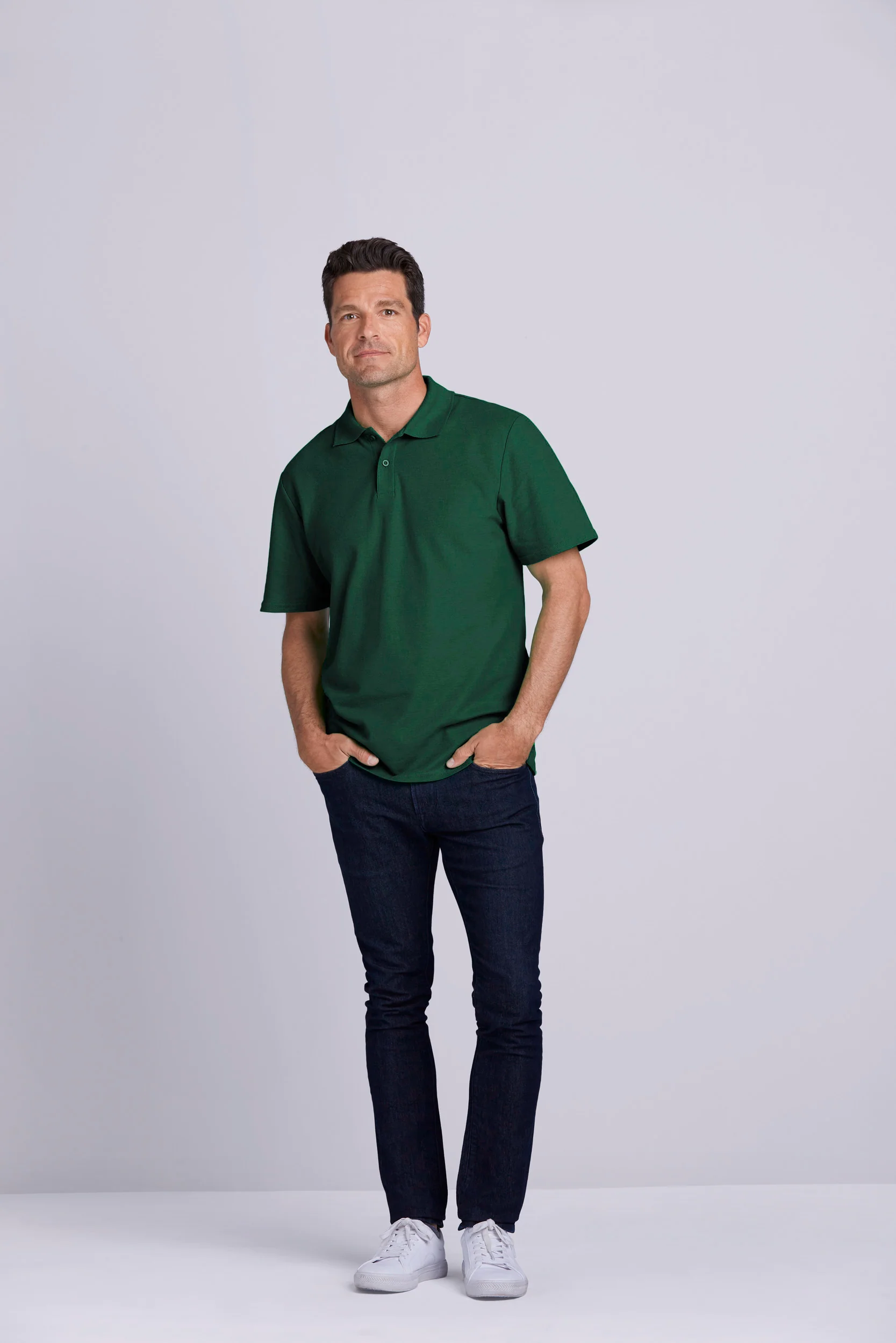 GI64800 - Polo uomo Softstyle doppio piqué - immagine 2