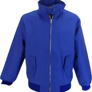 Mazeys Mens Royal Blue Harrington Jacket