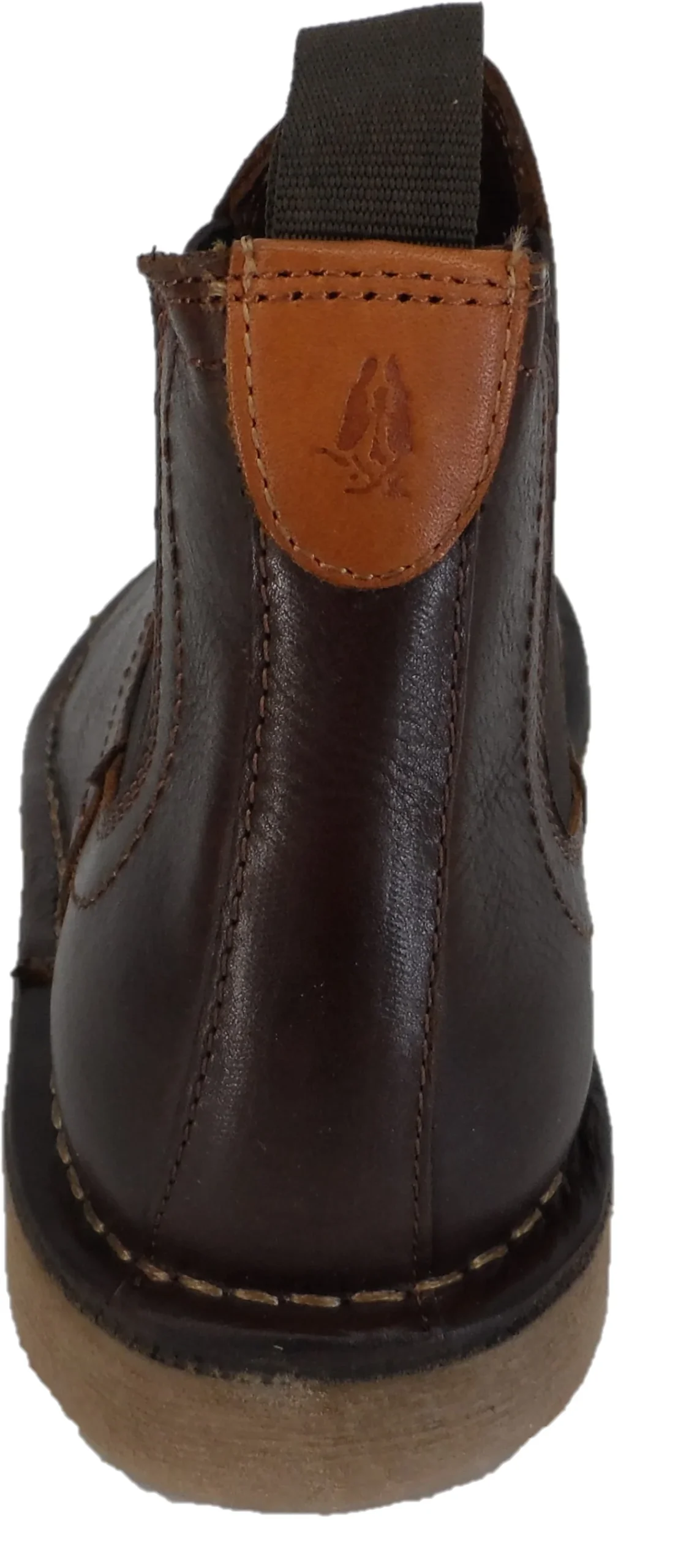 Hush Puppies Mens Brown Leather Chelsea Desert Boots - immagine 4