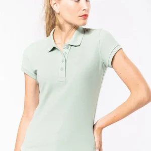 K210 - Polo piqué BIO donna manica corta