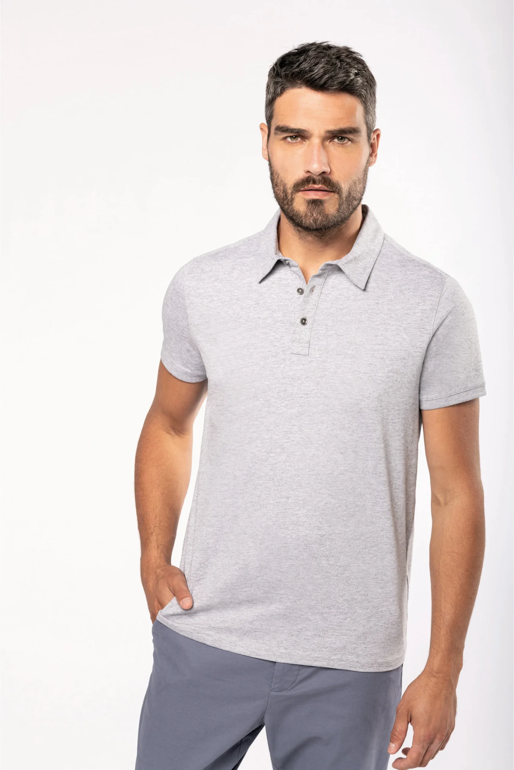 K262 - Polo jersey uomo manica corta - immagine 2