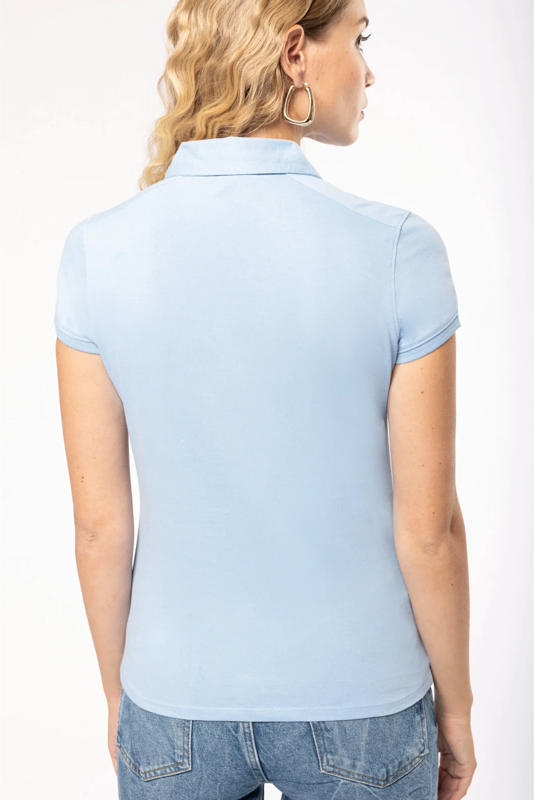 K263 - Polo jersey donna manica corta - immagine 3
