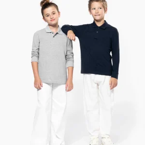 K269 - Polo bambino maniche lunghe