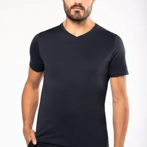 K3002 - T-shirt uomo Supima® scollo a V manica corta