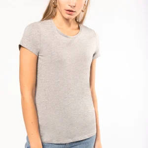 K3013 - T-shirt donna maniche corte girocollo