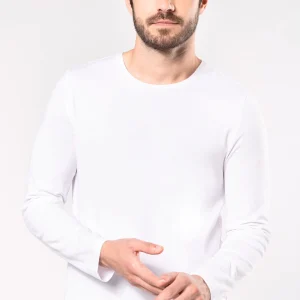 K3016 - T-shirt maniche lunghe girocollo